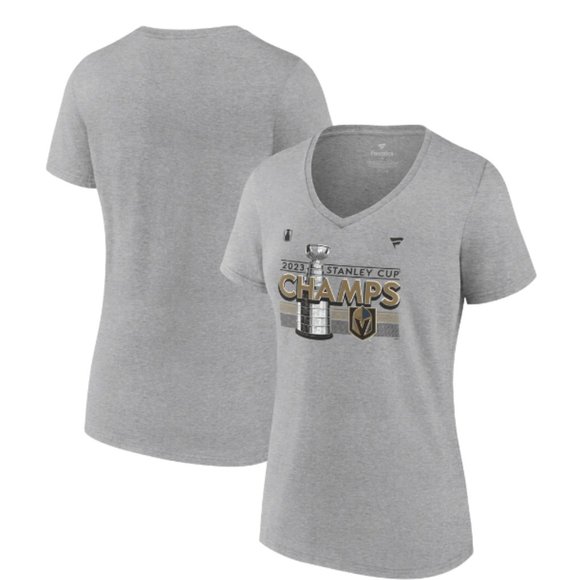 FANATICS VEGAS GOLDEN KNIGHTS STANLEY CUP CHAMPIONS WOMEN'S LOCKER ROOM TEE XL - Picture 1 of 2